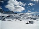 Ski heil auf dem Corvatsch